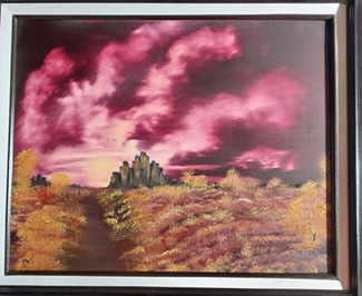 Mark Johnson Painting Sunset